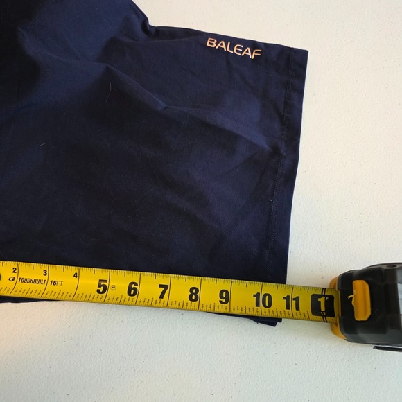 Baleaf Shorts Mens 2XL Navy Pockets Stretch‎ Running Gym - Picture 4 of 7